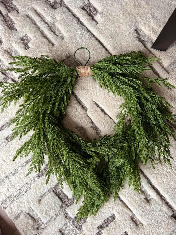Hartvormige kerstkrans Sierkrans - Nieuw!, Huis en Inrichting, Woonaccessoires | Kransen, Nieuw, Ophalen of Verzenden