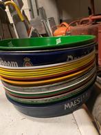 Vintage Bier frisdrank Dienbladen Collectie, Ophalen, Gebruikt, Gebruiksvoorwerp