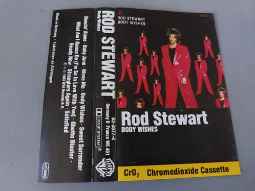 ROD STEWART - BODY WISHES (CASSETTEBANDJE), Cd's en Dvd's, Cassettebandjes, Zo goed als nieuw, Origineel, Pop, 1 bandje, Ophalen of Verzenden