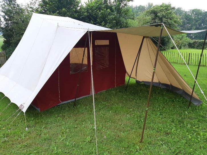 De Waard vergrote ZIlvermeeuw met luifels en gordijnen set, Caravans en Kamperen, Tenten, Ophalen of Verzenden