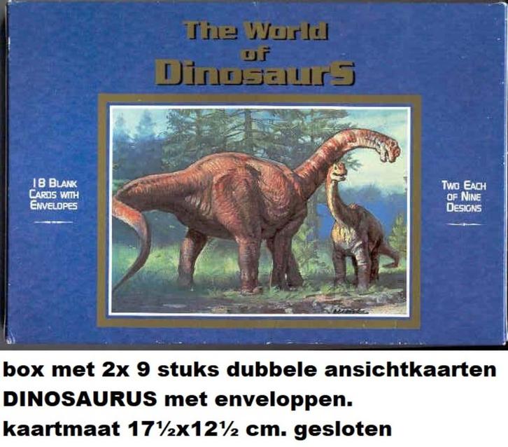 Amerikaanse box met 2 x 9 stuks dubbele schrijfkaarten., Diversen, Schrijfwaren, Nieuw, Ophalen of Verzenden