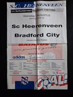 Poster Oefenwedstrijd Heerenveen-Bradford City 7-8-2014, Ophalen of Verzenden, Gebruikt, Poster, Plaatje of Sticker