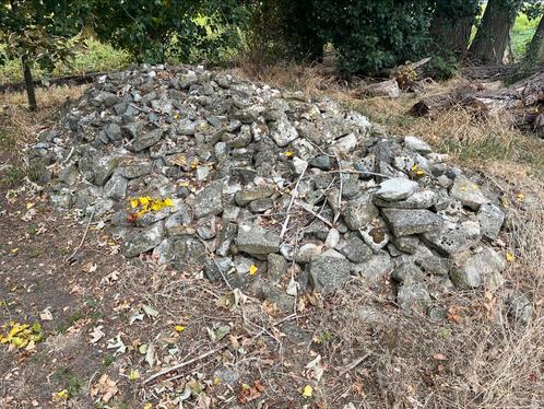 Zerfkeien / sierkeien / vijver keien, Tuin en Terras, Grind, Keien en Split, Gebruikt, Kei, Antraciet, Overige materialen, Ophalen of Verzenden