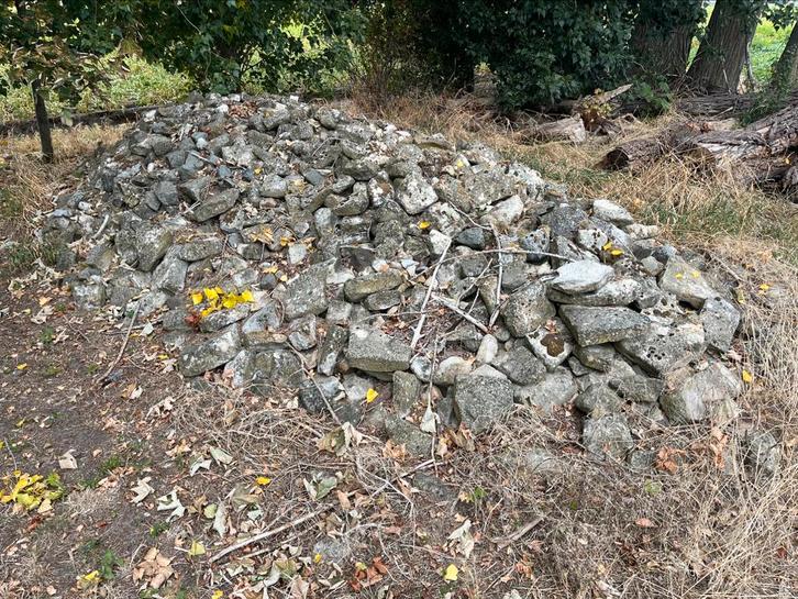 Zwerfkeien / sierkeien / vijver keien, Tuin en Terras, Grind, Keien en Split, Gebruikt, Kei, Antraciet, Overige materialen, Ophalen of Verzenden