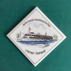 tegeltje (kleur) J. Henry Dunant, Rode Kruis Hospitaalschip, Ophalen of Verzenden