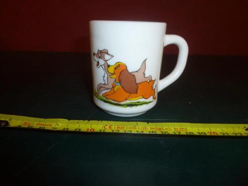 Koffietas Disney Lady en de vagebond, Verzamelen, Disney, Nieuw, Servies, Overige figuren, Ophalen
