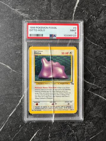 Fossil Ditto PSA 9 (met cracks in case) beschikbaar voor biedingen