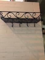 Rustiek smeedijzeren wandrek, Antiek en Kunst, Curiosa en Brocante, Ophalen