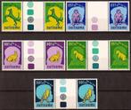 Suriname 102/6 BPA postfris Brugparen Kinderpostzegels 1977, Ophalen of Verzenden, Postfris