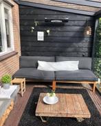2x palletonderstel met palletkussens, Ophalen, Zo goed als nieuw