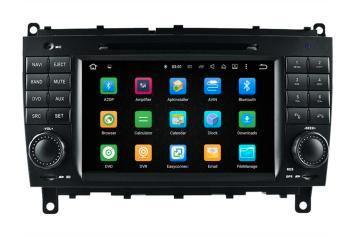 Navigatie Mercedes CLK w209 2004 apple carplay android 14, Auto diversen, Autoradio's, Nieuw, Ophalen of Verzenden