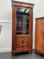 Prachtige  vitrinekast en  secretair antiek, Antiek en Kunst, Curiosa en Brocante, Ophalen