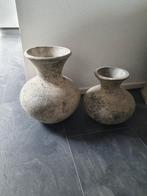 Rustieke Vazen Set - Grijs Aardewerk, Ophalen of Verzenden