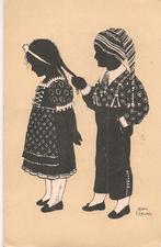 ALWIN  FREUD  / SILOET KAART, Verzenden, Voor 1920, Gelopen, Overige thema's