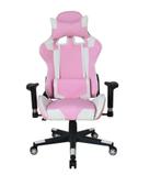 Bureaustoel gamestoel Thomas - racing gaming stijl stoel, Ophalen, Gaming bureaustoel, Nieuw, Roze