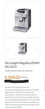 DeLonghi Magnifica Volautomatische Espresso Apparaat, Witgoed en Apparatuur, Koffiezetapparaten, Ophalen, Espresso apparaat, Zo goed als nieuw
