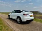 Tesla Model Y 2023 AWD long range 75 kWh wit garantie NAP, Automaat, Stoelverwarming, Wit, Origineel Nederlands