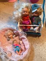 Barbie vintage babies, wiegje, kinderwagen, Gebruikt, Ophalen of Verzenden, Barbie