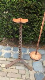 Gesmeden buiten- kandelaars te koop., Antiek en Kunst, Antiek | Kandelaars, Ophalen of Verzenden, Overige materialen
