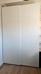 Ikea Pax kast met schuifdeuren en veel lades, 150 cm breed, Ophalen, Met plank(en), Gebruikt, 200 cm of meer
