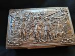 *** PRACHTIGE METALEN DOOS MET REMBRANDT VOORSTELLING ***, Antiek en Kunst, Ophalen of Verzenden