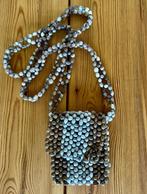 Tas van kralen / kralentas - Boho Ibiza Strand - Bruin beige, Ophalen of Verzenden, Zo goed als nieuw, Bruin