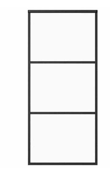 AANBIEDING | schuifdeur 90 x 205 cm ESG-glas alu! GRTS BEZOR beschikbaar voor biedingen