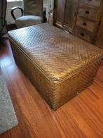Rotan opbergkist / mand, Ophalen, Gebruikt, 50 tot 100 cm, 50 tot 75 cm