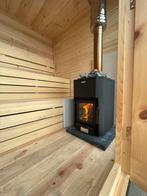 Houtgestookte sauna kachel compleet! Houtkachel + pijp, Ophalen of Verzenden, Nieuw, Toebehoren