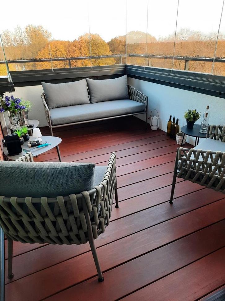 Loungeset voor tuin of balkon, Tuin en Terras, Tuinsets en Loungesets, Bank, Stoel, Ophalen