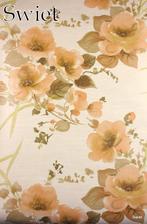 6543 Vintage retro oud barok bloemetjes behang behangpapier, Verzenden