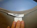 Liu Jo zilver kleurige top een baan pailletjes mt S 25821, Ophalen of Verzenden, Zo goed als nieuw, Grijs, Liu Jo
