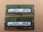 2x 8gb 1rx8 pc4 2666v geheugen voor laptop, Computers en Software, RAM geheugen, 8 GB, DDR3, Ophalen of Verzenden, Zo goed als nieuw
