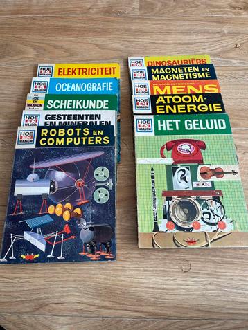 Vintage "Hoe en Waarom" Boeken Jaren 60 beschikbaar voor biedingen