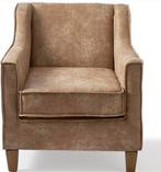 Riviera Maison Harlem Armchair Fauteuil - kunstleer camel, Huis en Inrichting, Fauteuils, Ophalen, Overige materialen, 75 tot 100 cm