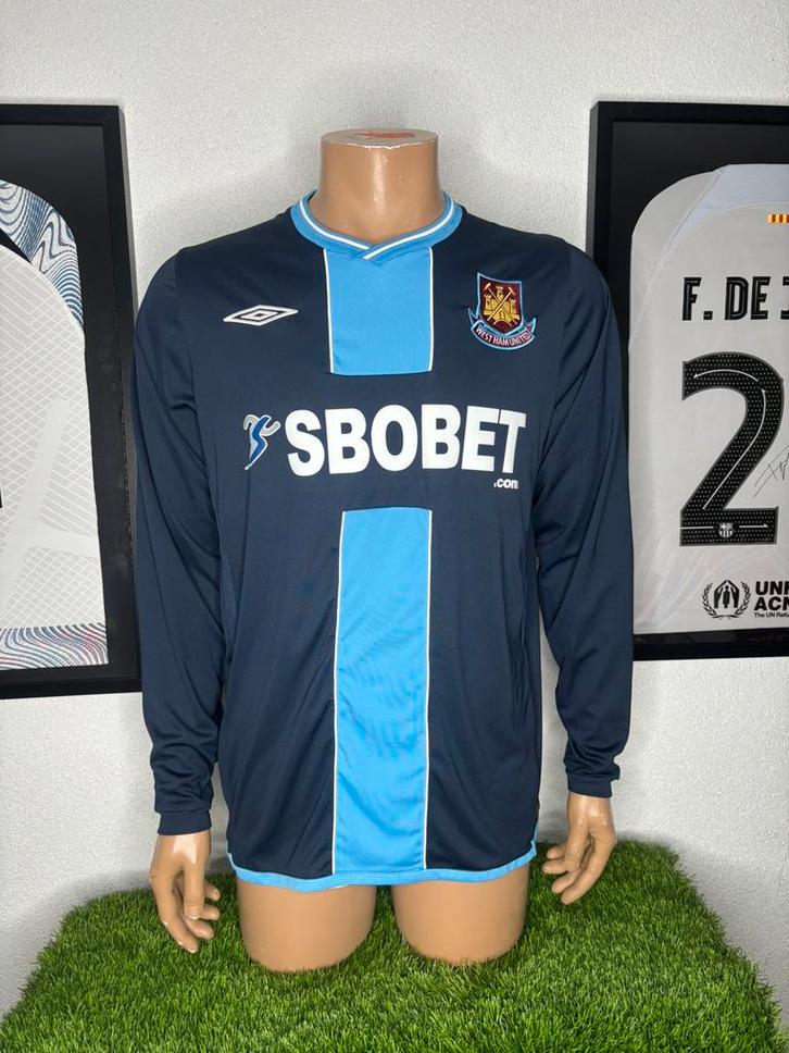 West Ham United uitshirt 2009/2010, Sport en Fitness, Voetbal, Zo goed als nieuw, Shirt, Maat L, Ophalen of Verzenden