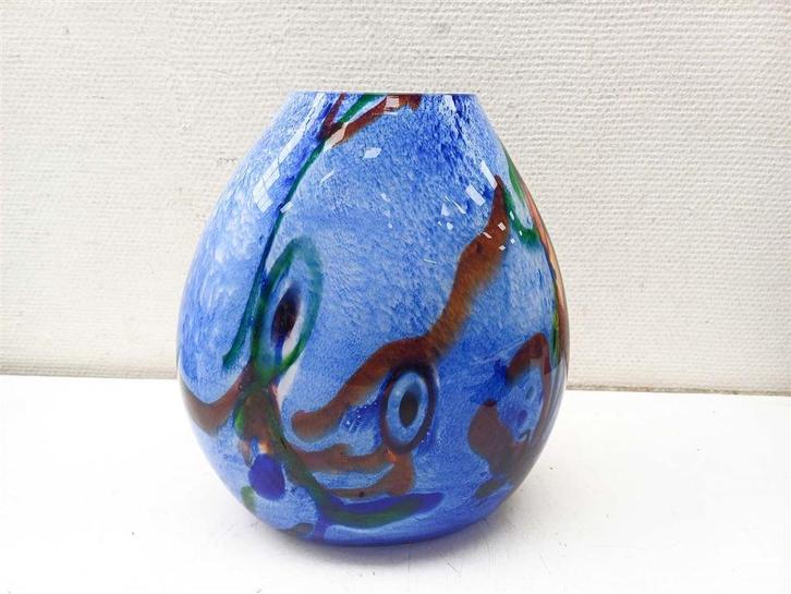 Glazen vaas 39950, Huis en Inrichting, Woonaccessoires | Vazen, Gebruikt, Overige kleuren, Minder dan 50 cm, Aardewerk of Porselein