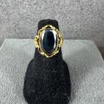 Gouden Ring | 14k | 4g | Ovale Hermatiet | 16,75 | 390834, Sieraden, Tassen en Uiterlijk, Ringen, Gebruikt, Ophalen of Verzenden