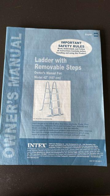 Intex zwembad trap beschikbaar voor biedingen