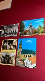 4 stuks Ansichtkaarten Woudsend kerken en interieur, Verzamelen, Ansichtkaarten | Nederland, Ophalen of Verzenden