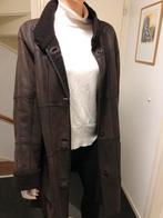 Werner Christ. Donkerbruine lammy coat mt46., Bruin, Maat 46/48 (XL) of groter, Werner Christ, Ophalen of Verzenden