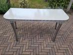 Bel Air muur diner tafel / side table retro sixties fifties, Ophalen, Zo goed als nieuw, 150 tot 200 cm, Rechthoekig