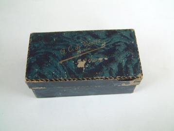 antiek sieraden doosje G.C. de Vooijs Bijoutier Gouda beschikbaar voor biedingen