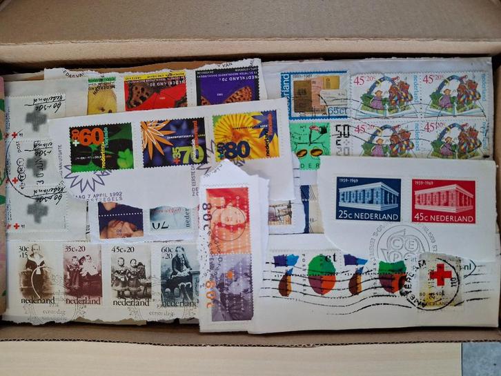 Doos postzegels Nederland, Postzegels en Munten, Postzegels | Nederland, Gestempeld, Na 1940, Ophalen of Verzenden