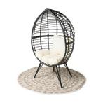 Prachtige loungestoel egg chair relax stoel tuinstoel, Tuin en Terras, Ophalen, Zo goed als nieuw