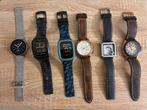6 watches, Ophalen of Verzenden, Zwart, Android