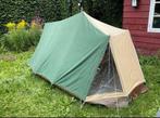 Katoenen 2 persoons tent, Caravans en Kamperen, Ophalen, Gebruikt, Tot en met 2