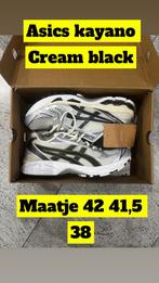 Asics kayano 14 cream black, Ophalen of Verzenden, Nieuw, Zwart