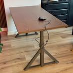 IKEA IDASEN Electrisch zit/sta bureau, 160x80, Ophalen, Elektrisch, Gebruikt, Stabureau