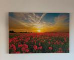 Bloemen Canvas schilderij 120x80 cm, Antiek en Kunst, Ophalen